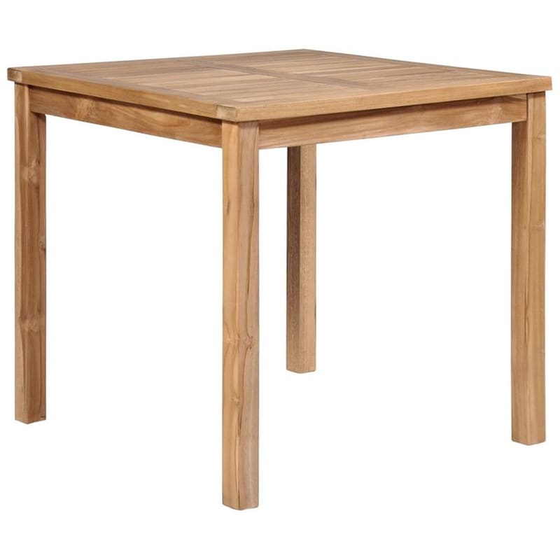 Τραπέζι Εξωτερικού Χώρου VidaXL από Ξύλο 80x80x77 cm - Καφέ