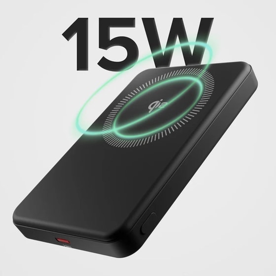 Powerbank SBS Magnetic 5.000mAh Slim - Black image 2