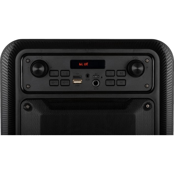 Ngs Roller Lingo Φορητό Ηχείο Karaoke Με Μικρόφωνο Ισχύος 20w Σε Μαύρο Χρώμα image 1