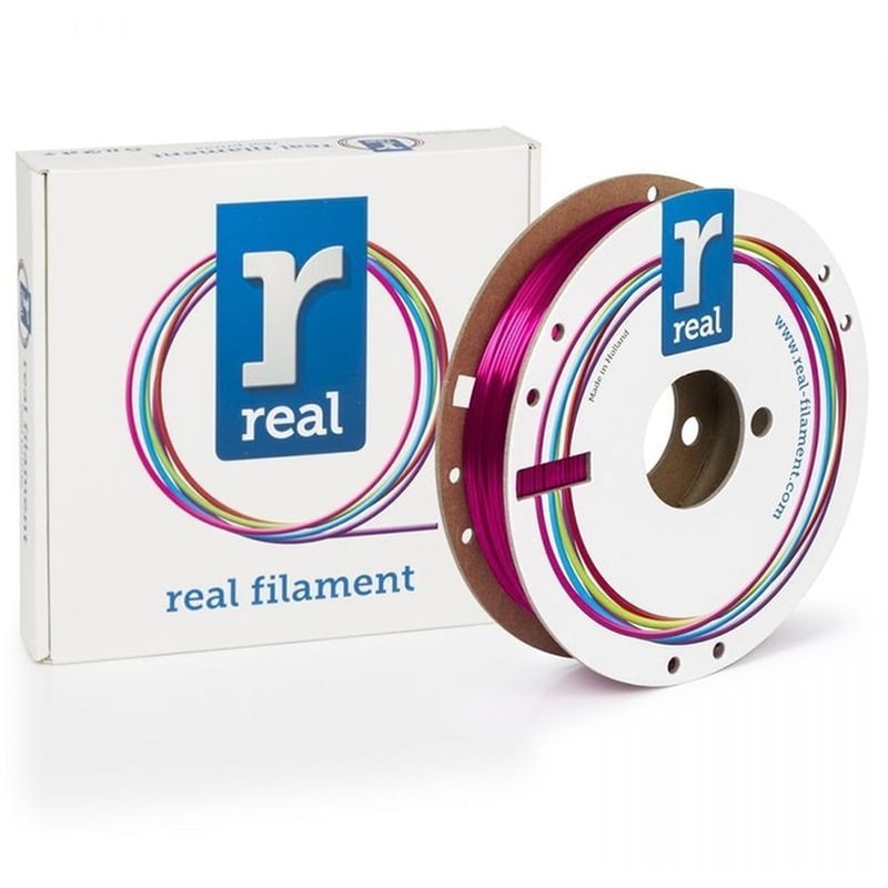 REAL FILAMENTS REAL FILAMENTS νήμα 3D εκτυπωτή PLA Satin - 0.5kg 1.75mm - Φούξια