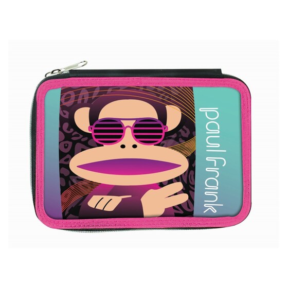 Κασετίνα Παραλληλόγραμμη Γεμάτη Paul Frank Animal Διπλή image 0