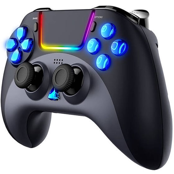 iPega 4023B Ασύρματο Gamepad για PC/PS3/PS4/iOS - Μαύρο image 1
