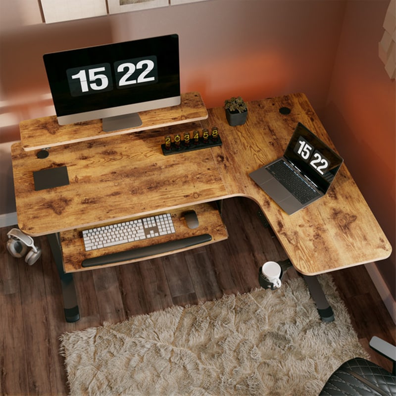 EUREKA ERGONOMIC Γραφείο Eureka Ergonomic Erk L60r Rb V1 Us 155x110x88 135εκ