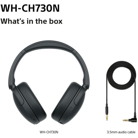 Sony WH-CH730N Ασύρματα Ακουστικά Κεφαλής Noise Cancelling - Black image 10