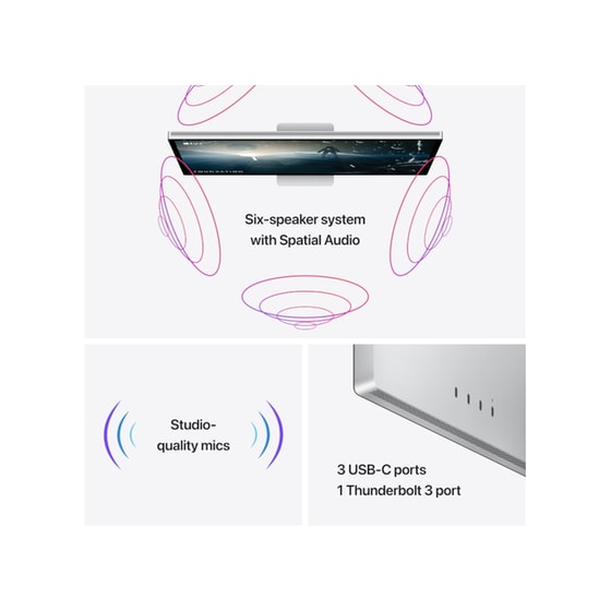 Apple Studio Display MK0U3GU/A 27'' 5K UHD Retina Flat 60Hz image 5
