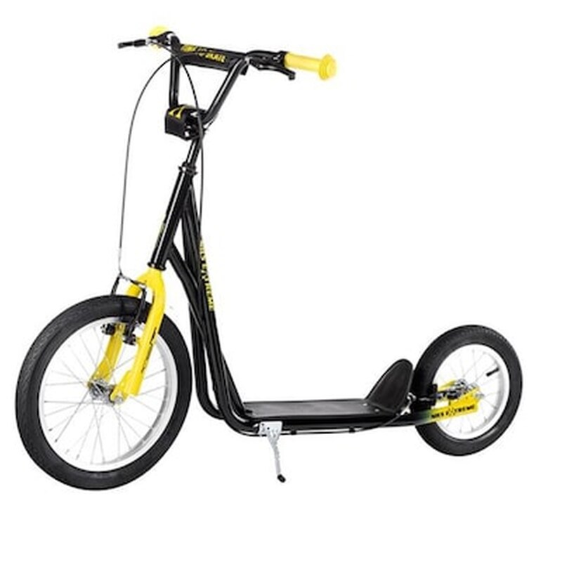 Scooter Wh118an Κίτρινο Με Φουσκωτούς Τροχούς Nils Extreme