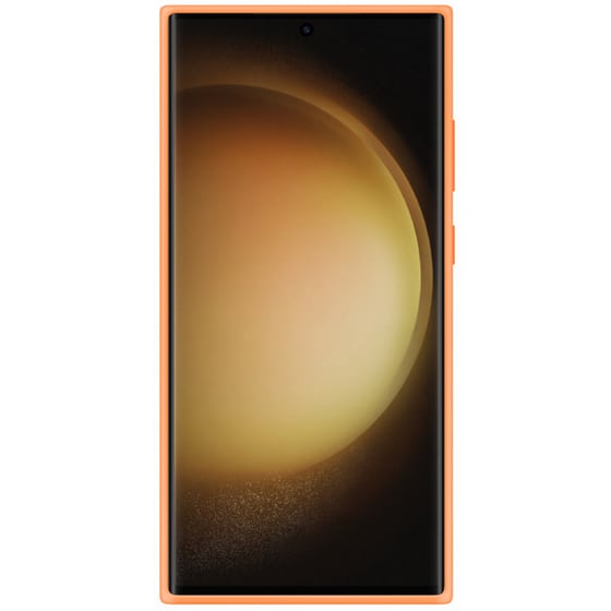 Θήκη Samsung Galaxy S23 Ultra - Samsung Silicone Cover - Orange image 1