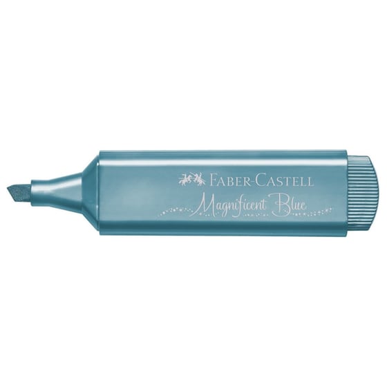Μαρκαδόρος Υπογράμμισης Faber Castell Μεταλλικό Μπλε 2.0 mm image 1