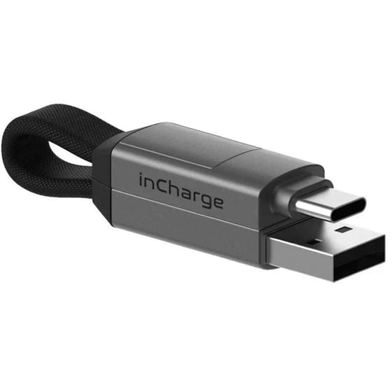 Καλώδιο Φόρτισης Rolling Square inCharge 6 Keyring 6-in-1 - Mercury Grey image 2