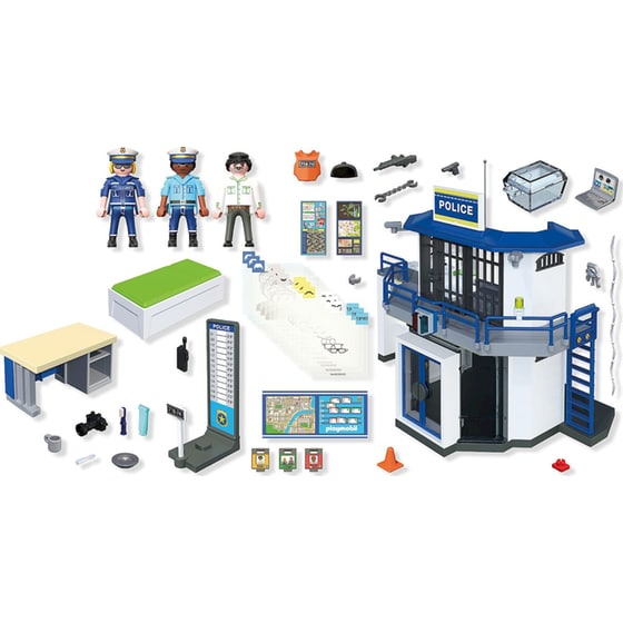 PLAYMOBIL®&nbsp; City Action Αστυνομικό Τμήμα με Δωμάτιο Ερευνών (71874) image 2