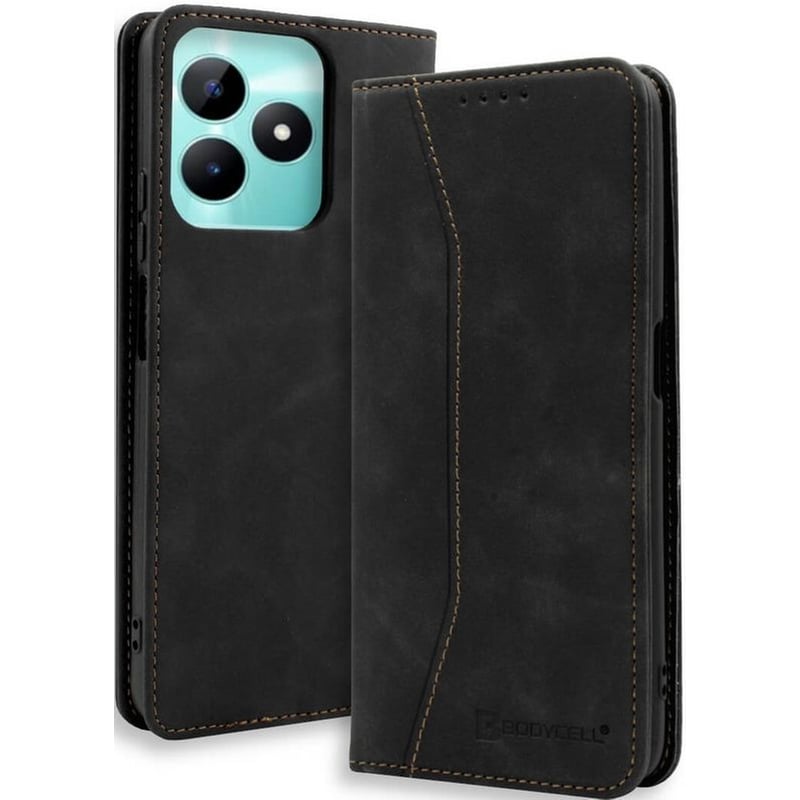BODYCELL Θήκη Realme C51 - Bodycell Book Case - Black