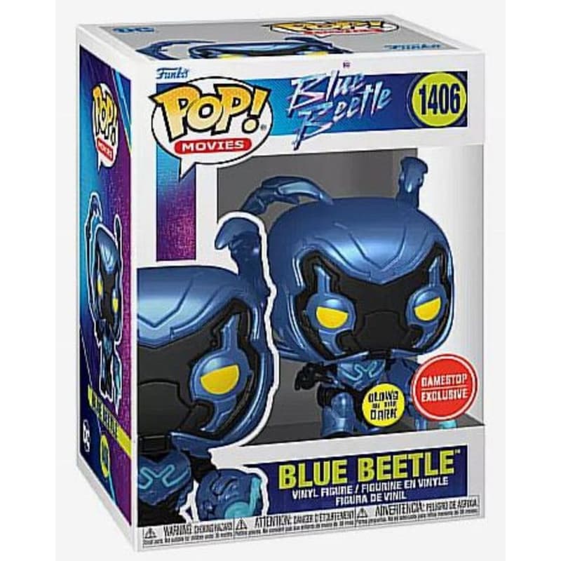 Φιγούρα Funko Pop! - Movies - Blue Beetle - Blue Beetle (Glows in the Dark) 1406
