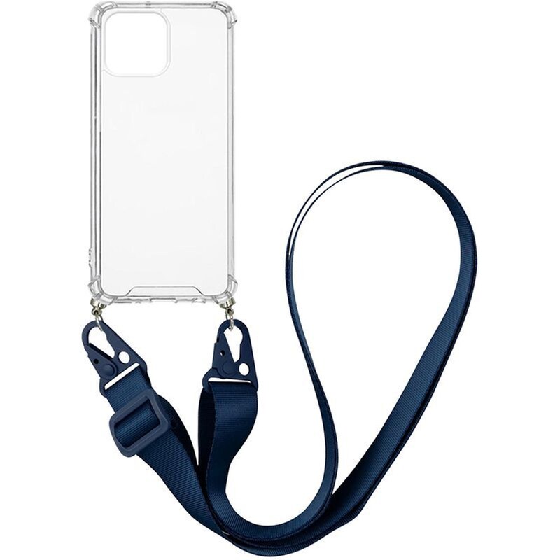 Θήκη Apple iPhone 13 Pro Max - Sonique με Strap Armor Clear - Μπλε