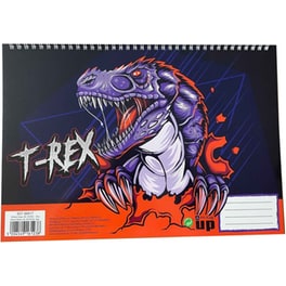 Μπλοκ Ζωγραφικής Back Me Up Α4 T-Rex 30 Φύλλων