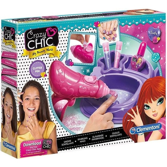 Clementoni Crazy Chic - Σπρέι νυχιών με συσκευή image 0