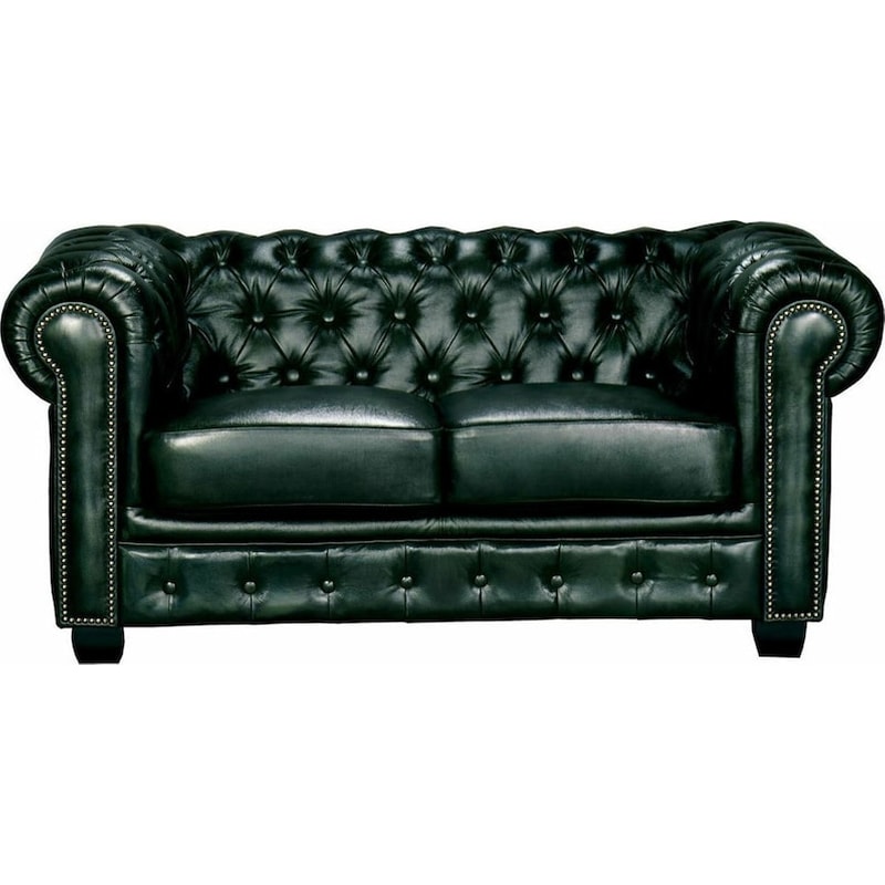 Διθέσιος Καναπές Woodwell Chesterfield-689 Ε9574.23 160x92cm - Πράσινο