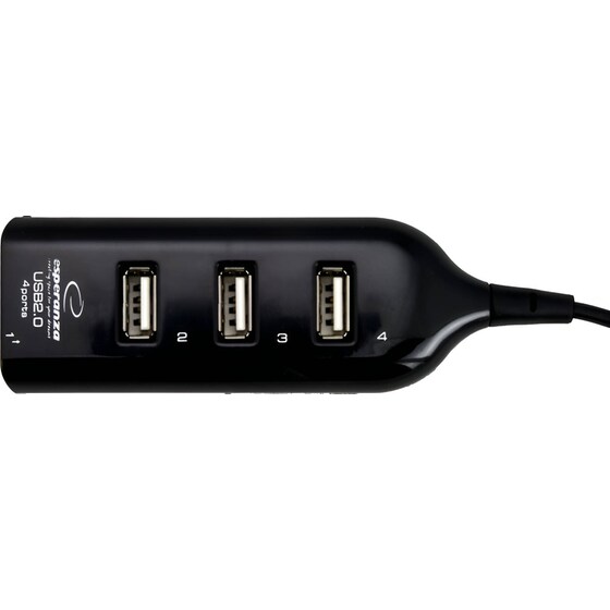 Esperanza EA116 USB Hub 4-Port USB 2.0 συμβατό με USB-A image 3