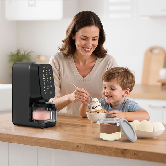 Παγωτομηχανή ROHNSON R5655 VLCREME 3 x 450 ml Μαύρο image 20