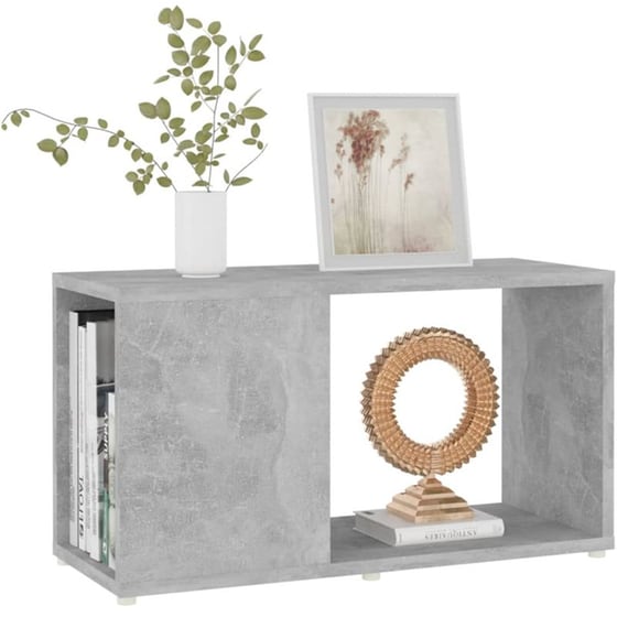 Έπιπλο Τηλεόρασης VidaXL Μοριοσανίδα 60x24x32cm - Γκρι image 1