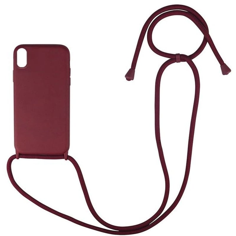Θήκη Apple iPhone XS Max - Sonique Carryhang Με Κορδόνι - Μπορντό