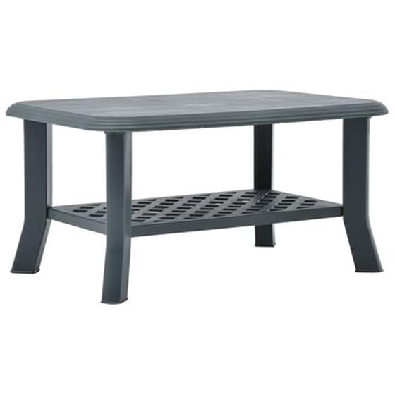 Τραπεζάκι Σαλονιού VidaXL από Πλαστικό 90x60x46cm - Πράσινο image 1