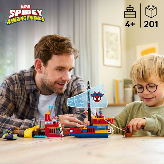LEGO® Marvel Spidey And His Amazing Friends Πειρατικό Πλοίο Ομάδας Σπάιντι (11208) image 2