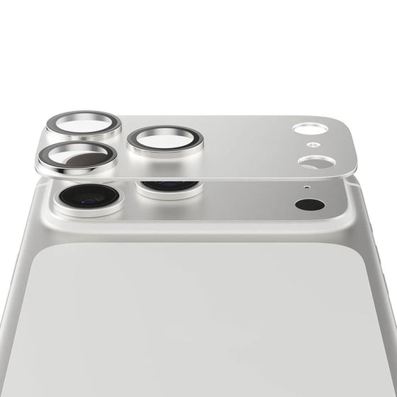 Προστατευτικό καμερών Apple iPhone 17 Pro - PanzerGlass Fender Camera Protector - Silver image 0