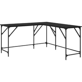 Γραφείο VidaXL από Επεξεργασμένο Ξύλο 149x149x75 cm - Μαύρη Οξιά