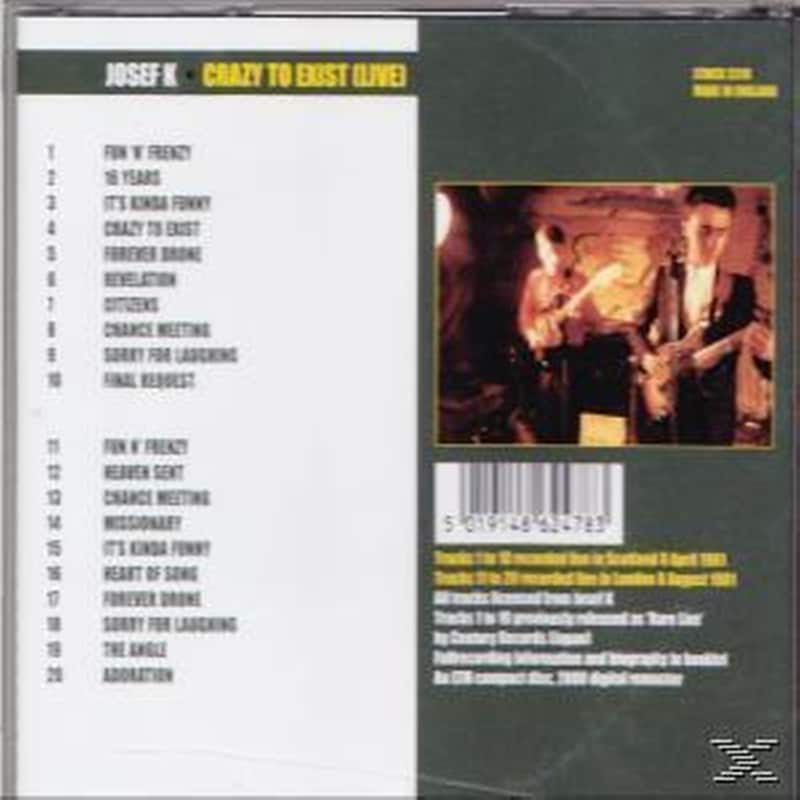 Crazy To Exist (Live)