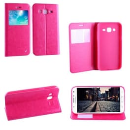 Θήκη Samsung Galaxy J5 - Volte-Tel View Leather TPU - Pink