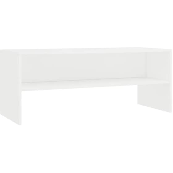 Έπιπλο Τηλεόρασης VidaXL από Μοριοσανίδα 100x40x40cm - Λευκό image 0