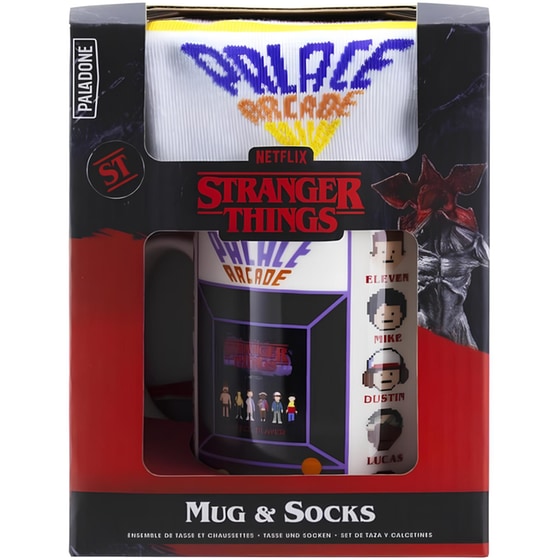 Σετ Κούπα με Κάλτσες Paladone Stranger Things Κεραμική 300 ml- Λευκό image 3