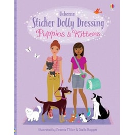 Sticker Dolly Dressing Puppies and Kittens
