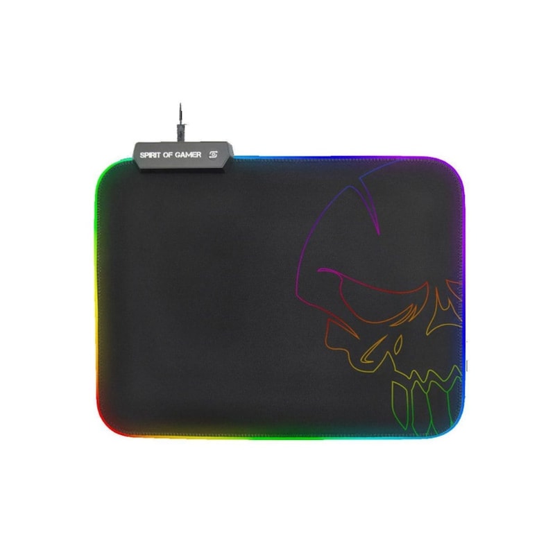 SPIRIT OF GAMER Spirit of Gamer RGB Gaming Mouse Pad 300mm με RGB Φωτισμό Μαύρο