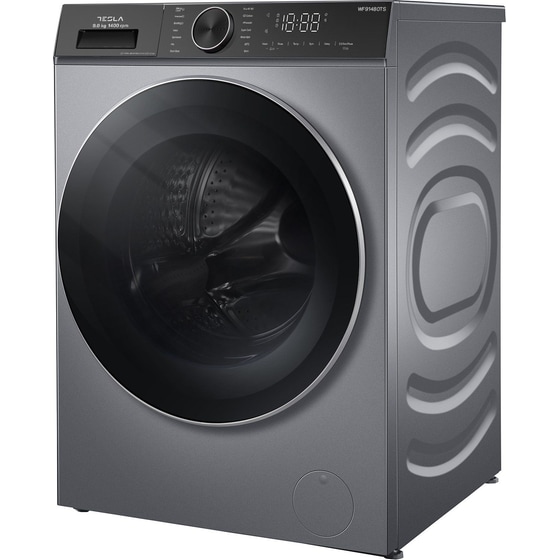 TESLA WF91480TSGR 9 kg 1.400 Στροφές Γκρι Πλυντήριο Ρούχων image 3