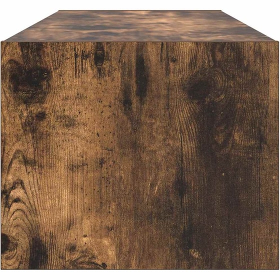 Έπιπλο Τηλεόρασης VidaXL 100 x 31 x 25,5 cm - Καπνιστή Δρυς image 7