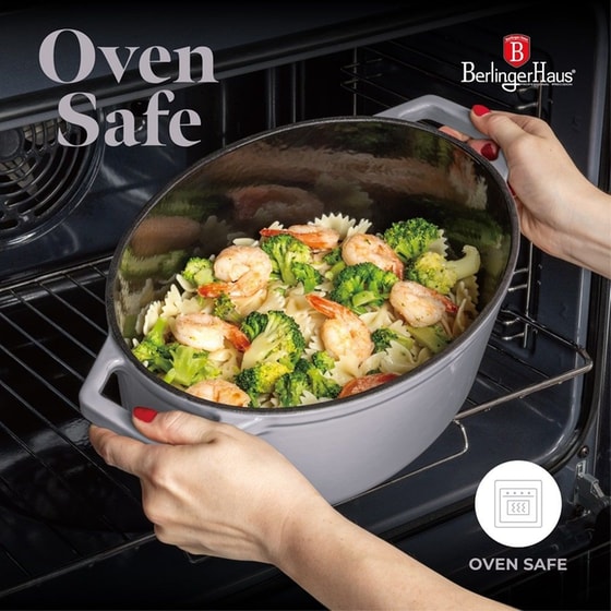 BERLINGER HAUS BH-6541 Μαντεμένια Γάστρα 30 cm 4.65 L Γκρι image 2
