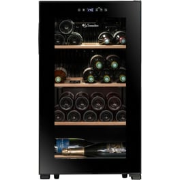 LA SOMMELIERE LS36BLACK για 36 Μπουκάλια Μαύρο Συντηρητής Κρασιών