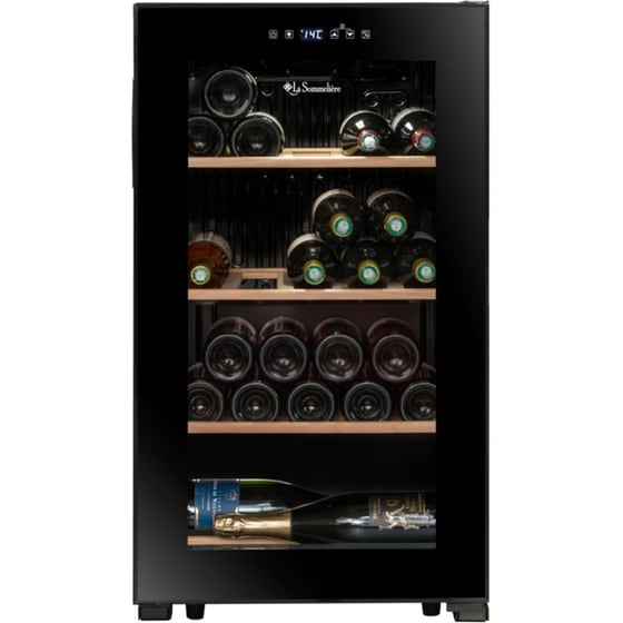 LA SOMMELIERE LS36BLACK για 36 Μπουκάλια Μαύρο Συντηρητής Κρασιών image 0