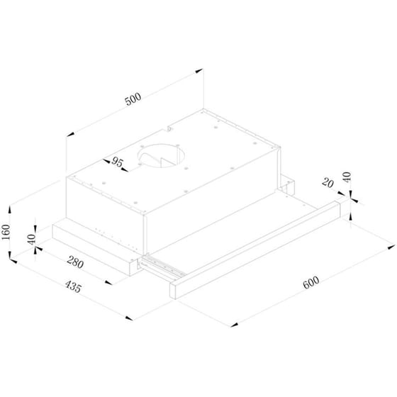 TESLA DT600AX 60 cm Inox Απορροφητήρας Συρόμενος image 5