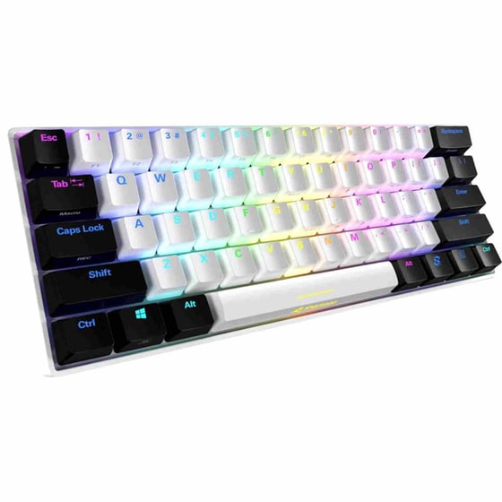 Sharkoon Skiller SGK50 S4 Μηχανικό Ενσύρματο πληκτρολόγιο με RGB φωτισμό Λευκό (US) image 2