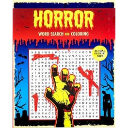 Horror Word Search and Coloring