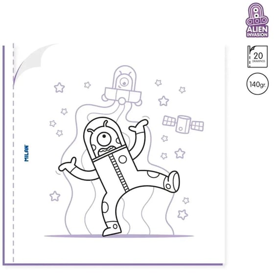 Colouring Book Milan με Alien Invasion image 1
