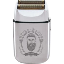Επαγγελματική Ξυριστική Μηχανή ZZ RETRO RAZOR 44727 Ασημί Προσώπου Επαναφορτιζόμενη