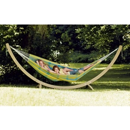 Βάση Αιώρας Amazonas Troja από Ξύλο 437x160x145cm - Μπεζ