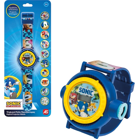 Παιδικό Ψηφιακό Ρολόι Προτζέκτορας Sonic image 1