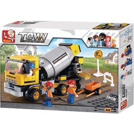 Sluban Τουβλάκια Town: Cement Mixer Για 6+ Ετών 296τμχ (m38-b0550)