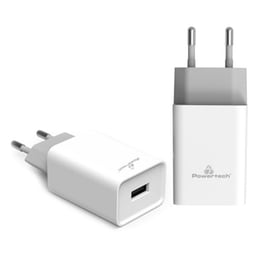 Φορτιστής Πρίζας Powertech Pt-780 Usb 20W 4A - White
