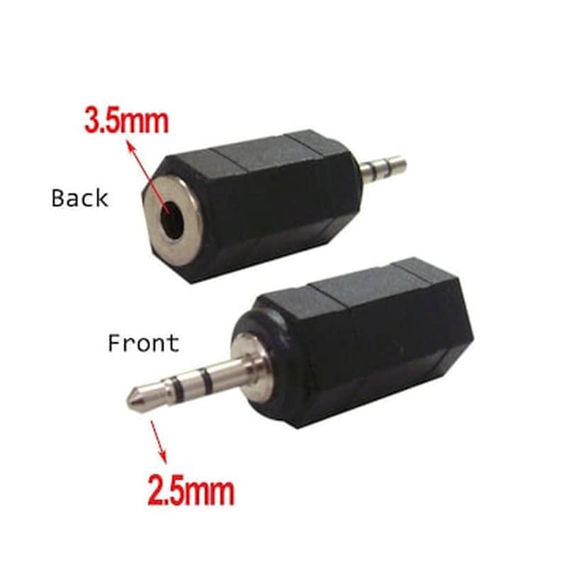 POWERTECH Powertech Αντάπτορας Από Stereo 2.5mm (m) Σε 3.5mm (f), Nickel, 5τμχ