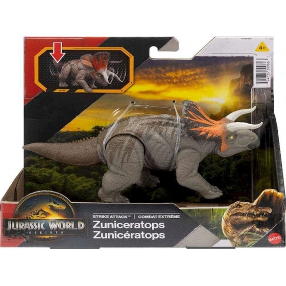 Mattel Φιγούρα Jurassic World Strike Attack 1 Τμχ - Τυχαία Επιλογή Σχεδίου image 2
